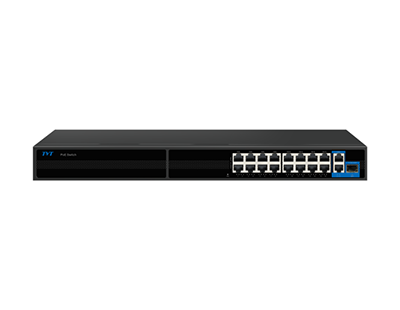 Switch PoE de 16 10/100 + 2 10/100/1000 Puertos con IA 