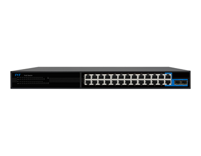 Switch PoE de 24 10/100 + 2 10/100/1000 Puertos con IA 