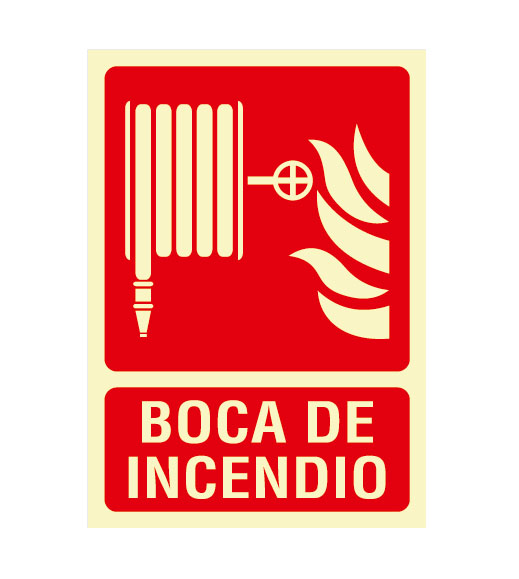 Cartel de Señalización Boca de Incendio