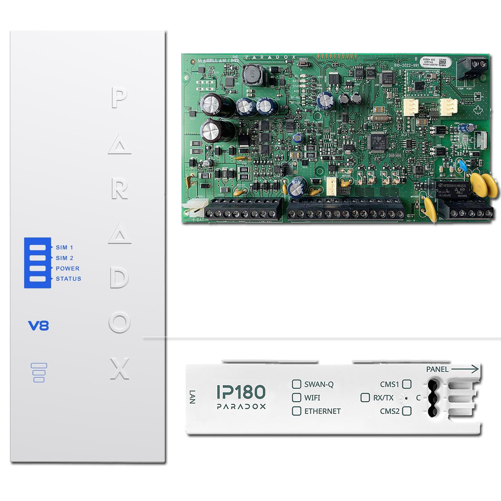 Kit adaptación a MQTT Paradox MG5050+ , Módulo IP180 , Módulo PCS265V8