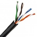 [BSC01419] Bobina en caja de cable UTP Cat5e de 305 m con cubierta válida para exterior.