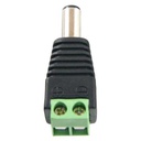 [BSC00942] Conector DC macho estándar con salida +/- de 2 terminales para alimentación