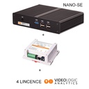 [VLNSE-VCA04] Sistema de análisis de vídeo activado hasta 4 canales de analítica. Incluye NANO-SE + Módulo de relés