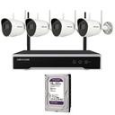 [KIT BULLET IP WIFI] Kit of 4 Wifi Network Bullet Cameras + NVR + HDD 1Tb