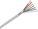 [BSC21549] 100m roll of flexible cable 4+2 wires shielded halogen-free (AL/M 4x0,22+2x0,75 HF)