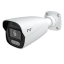 [TD-9452A3-PA] Cámara Tubular IP AI 5MP Disuasión Perimetral - Sonido Motorizada 2.8-12mm IR 50m IP67 TVT