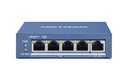 [DS-3E0505P-E] Hikvision 4-Port Gigabit PoE Switch