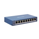 [DS-3E1309P-EI] Switch POE inteligente 8MP 100Mbps 8 puertos 1P RJ45 Gigabit Hikvision