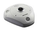 [DS-2CD63C5G0E-IS(2mm)(B)] Cámara IP panorámica Fisheye 360° 12MP 2mm WDR120 IR15 E/S Audio Alarma Altavoz Micro Hikvision