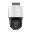 [DS-2DE2C400MW-DE(F0)(S7)] Cámara PT IP 4MP Dual Light IR y luz blanca alcance 30m Ultra Low Light DarkFighter MicroSD IP66 MIC Altavoz Hikvision