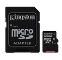 [SDCS/128GB] Tarjeta de memoria 128GB microSDXC + Adaptador SD Kingston
