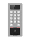 [DS-K1T502DBFWX-C] Terminal 3in1. 2MP camera. Fingerprint Reader. Security, Access Control with card/fingerprint and audio and video video door entry. Hikvision