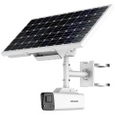 [DS-2XS2T47G1-LDH/4G/C18S40(4mm)/EU] Kit Energía Solar Cámara ColorVu 4MP 4mm IP67 4G Luz Blanca 30m MIC Hikvision