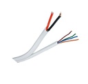 [BSC27226] Bobina 100 m de Cable de Alarma Siamés de  6 hilos ( 4 x 0, 22 + 2 x 0,75 )