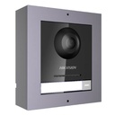 [DS-KD8003-IME1(B)/Surface] Estación de puerta modular Superficie Videoportero IP Cámara 2MP Botón IP65 2 relés Entrada alarma 4CH