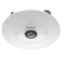 [DS-2CD6365G1-S/RC(1.16mm)] Cámara Fisheye IP 6MP DeepinView 1.16mm Conteo Mapa Calor Colas 4xMIC E/S Audio Alarma