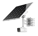 [DS-2XS6A46G1/P-IZS/C36S80(2.8-12mm)] Kit Cámara Bullet 4MP 2.8-12 mm con energía solar ANPR 4G