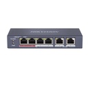 [DS-3E0106MP-E/M] Switch POE no administrado Fast Ethernet de 4 puertos 100Mbps