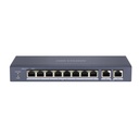 [DS-3E0110MP-E/M] Switch POE no administrado Fast Ethernet de 8 puertos 100Mbps