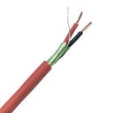 [KAL51A] Cable manguera rojo/negro de 2 x 1,5 mm. trenzado y apantallado