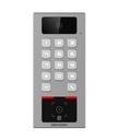 [DS-K1T502DBWX-CQR] Terminal 2en1 Autónomo Exterior. Cámara 2MP. Control Acceso tarjeta/teclado/QR y Videoportero APP Hik-Connect. Intercom audio y video. No necesita estación interior.