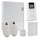 [KIT_LIGHTSYS_AIR_D] Kit LightSys Air D.  Central + Módulo 4G + 2 x PIRCAM + Contacto + Teclado