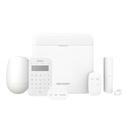 [AXPRO-64-PIR-M-K-R] Kit AXPRO 868MHz 64 zonas Hikvision Panel + PIR + Mando + Teclado + Contacto