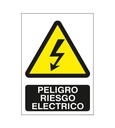 [BSCAP319] Cartel de Señalización Peligro Riesgo Eléctrico