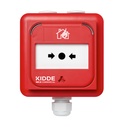 [NC-MC-IP-100-R] Pulsador manual de activación de alarma de incendios inteligente convencional Exterior Rojo