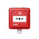 [NC-MC-IP-560-R] Pulsador manual de alarma de incendios rojo IP67, adecuado para aplicaciones de exterior contacto normalmente abierto en serie con una resistencia de 560 Ω