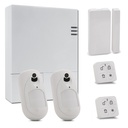 [KIT_LIGHTSYS_AIR_P] Kit de LightSYS Air con módulo 4G + 2x PIRCAM + Módulo 4G + Contacto Magnético + 2x Mando Panda Risco